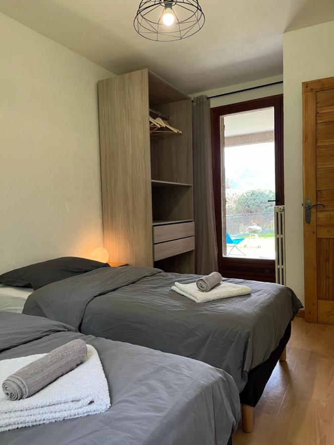 Appartement Rez De Jardin, 2 Chambres/ 4 Personnes, Garage. Briançon 외부 사진