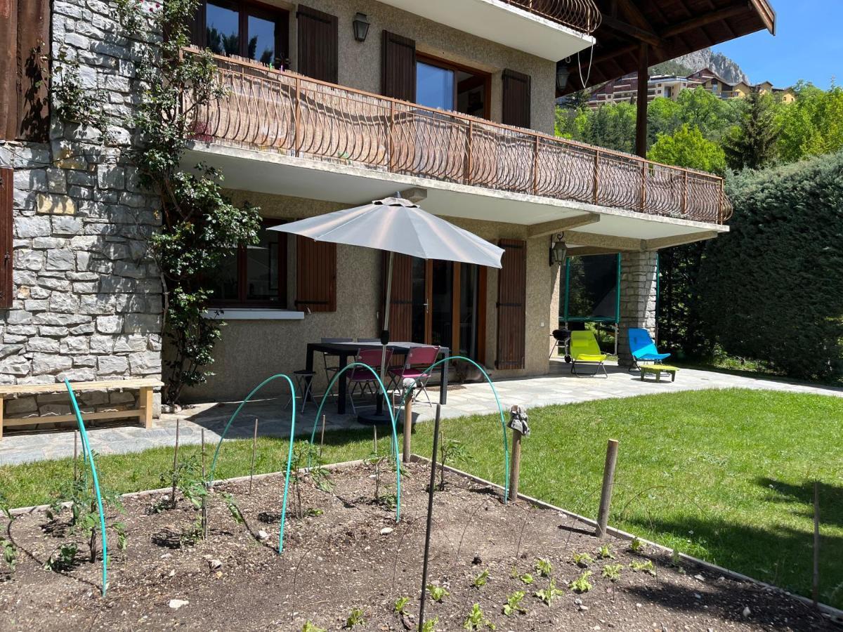 Appartement Rez De Jardin, 2 Chambres/ 4 Personnes, Garage. Briançon 외부 사진